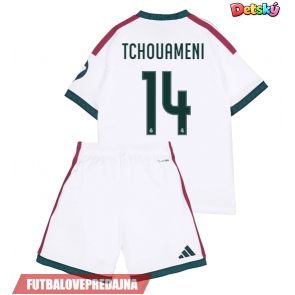 Lacne Dětský Futbalové dres Real Madrid Aurelien Tchouameni #14 2026-27 Krátky Rukáv - Domáci (+ trenírky)